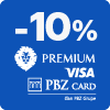 AUK Premium Visa sticker 10%